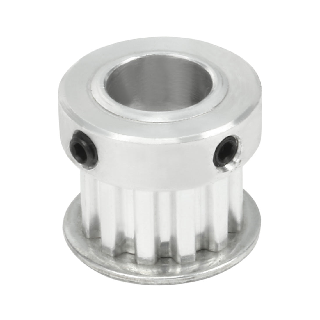 uxcell Uxcell Aluminum 12 Teeth 12mm Bore 5.08mm Timing Belt Pulley for 10mm Belt