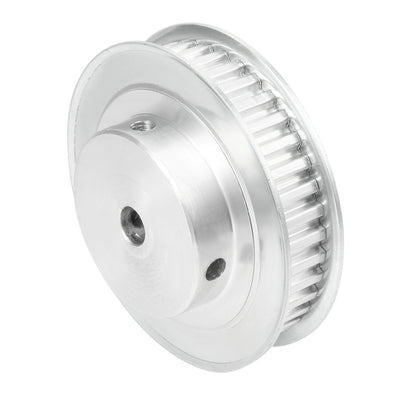 Harfington Aluminum XL 40 Teeth mm Bore Timing Belt Idler Pulley Flange Synchronous Wheel for 10mm Belt CNC