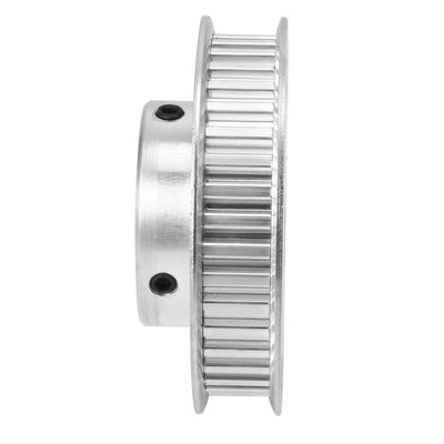 Harfington Aluminum XL 40 Teeth mm Bore Timing Belt Idler Pulley Flange Synchronous Wheel for 10mm Belt CNC