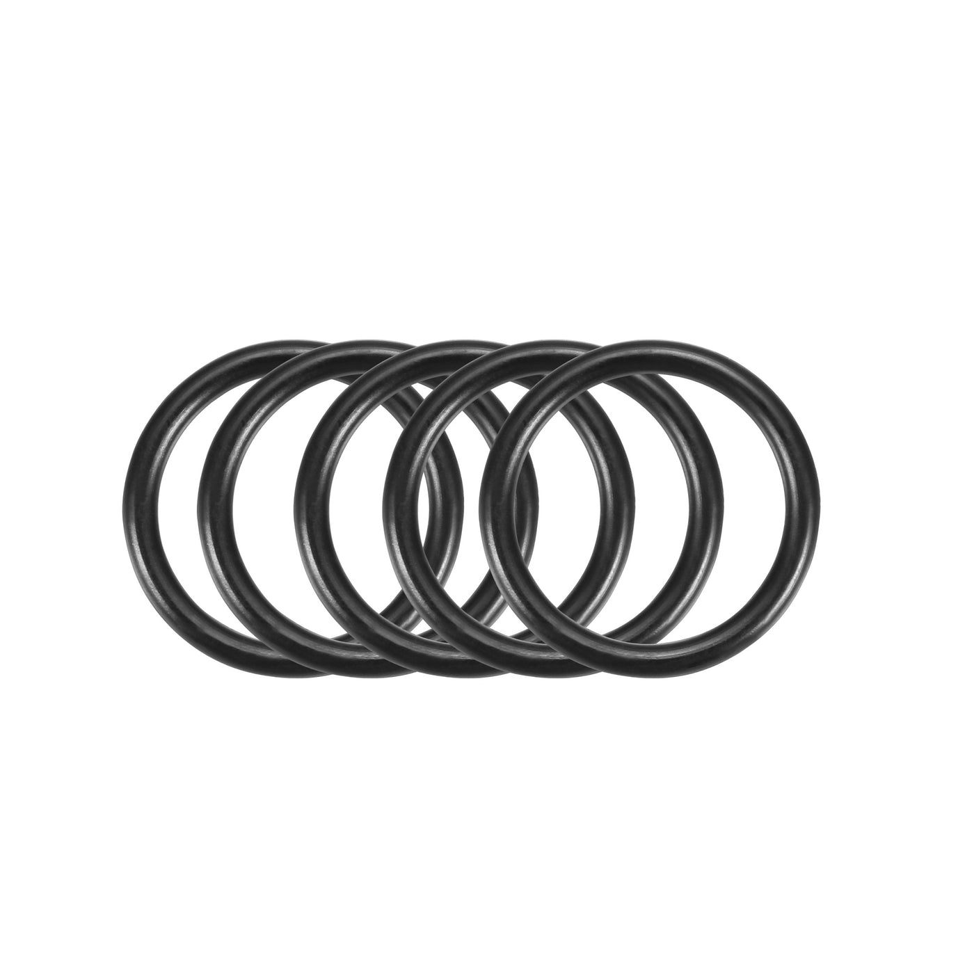 uxcell 50Pcs Black Round Nitrile Butadiene Rubber NBR O-Ring 18mm OD 1.9mm Width