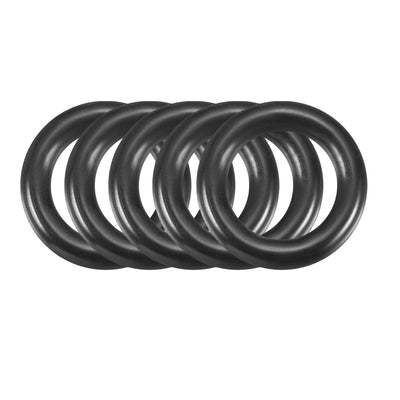 uxcell 30Pcs Black Round Nitrile Butadiene Rubber NBR O-Ring 9mm Inner Dia 2.65mm Width