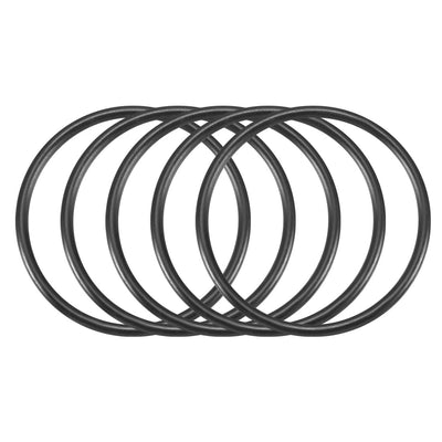 uxcell 30Pcs 34mm x 1.9mm Black Flexible Nitrile Rubber O Ring Oil Seal Washer Grommets