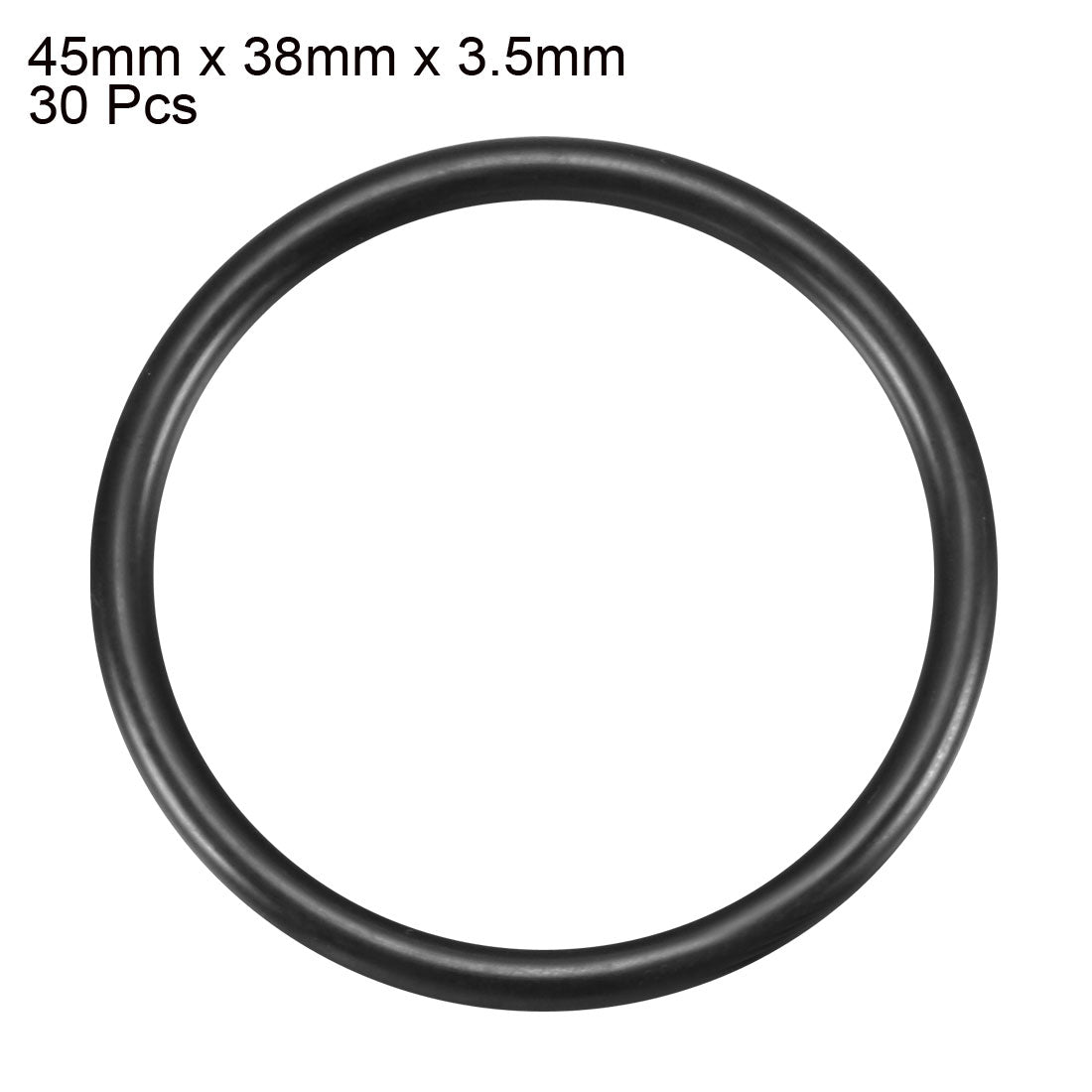 uxcell Uxcell Nitrile Rubber O-Rings Metric Buna-N Sealing Gasket, Pack of 30
