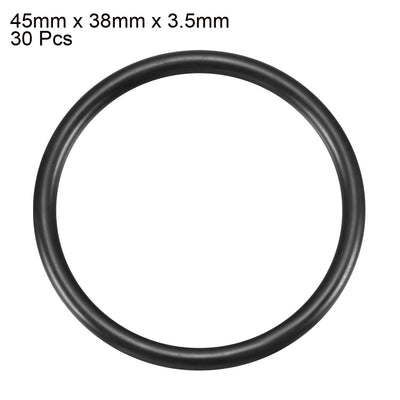 Harfington Uxcell Nitrile Rubber O-Rings Metric Buna-N Sealing Gasket, Pack of 30
