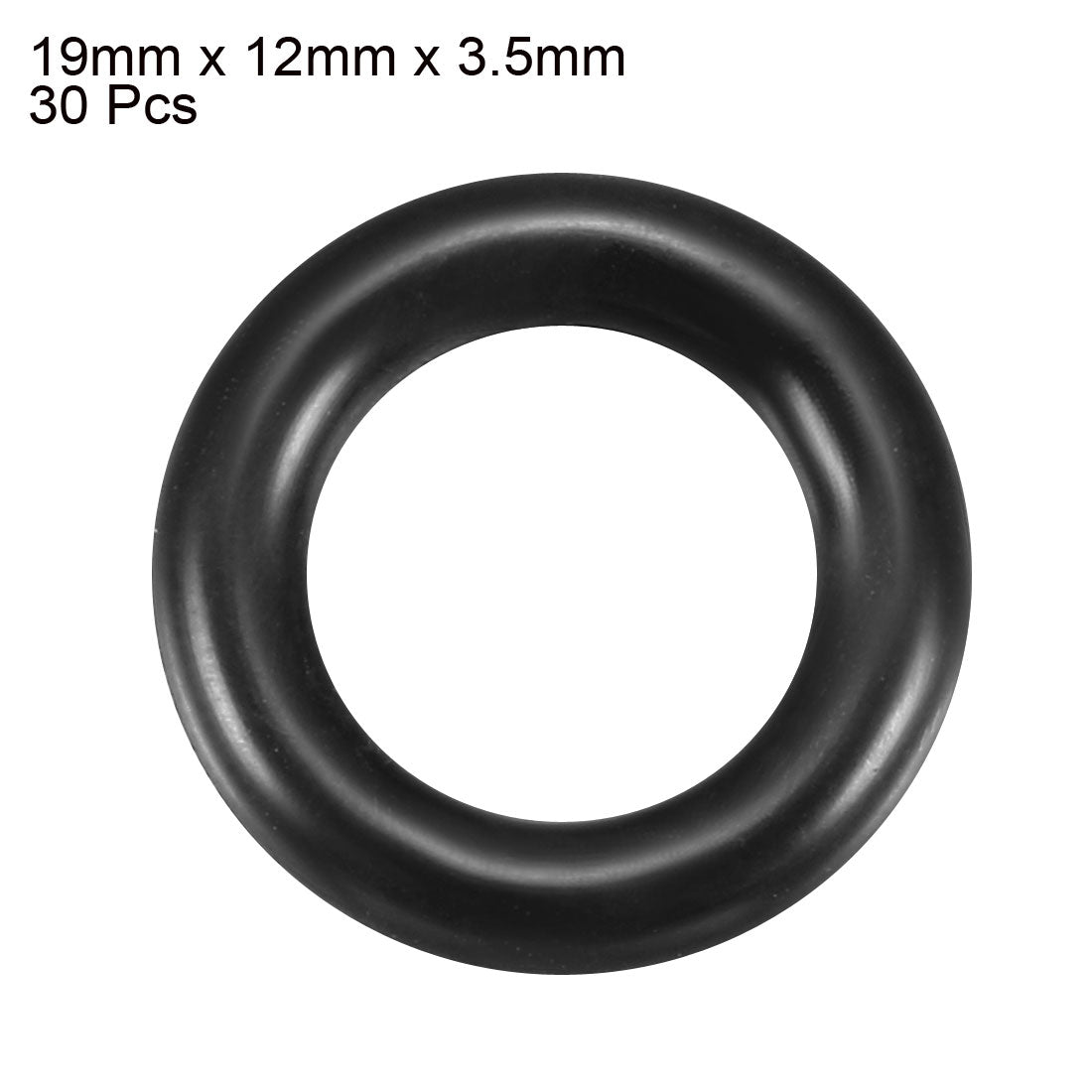 uxcell Uxcell Nitrile Rubber O-Rings Metric Buna-N Sealing Gasket, Pack of 30