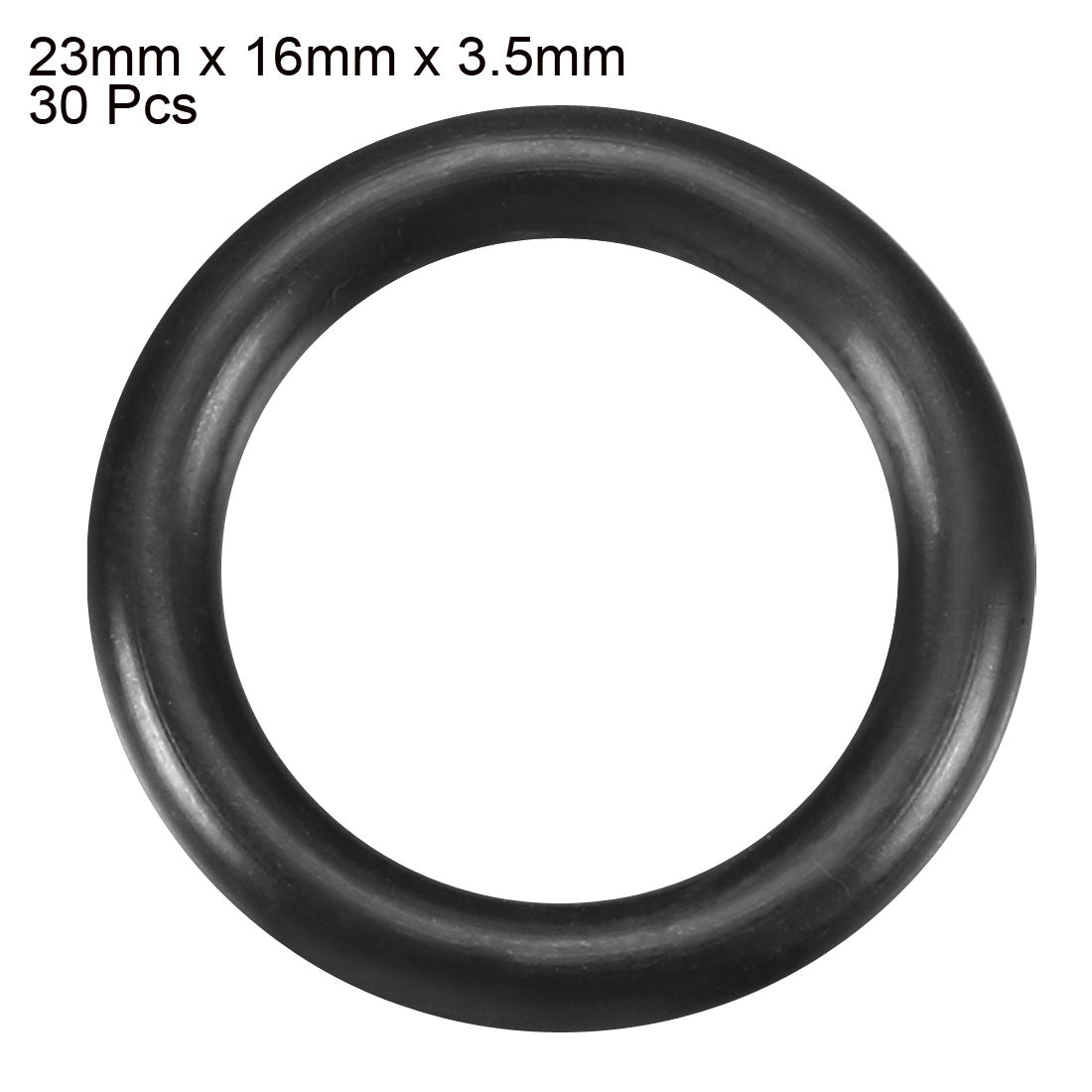 uxcell Uxcell Nitrile Rubber O-Rings Metric Buna-N Sealing Gasket, Pack of 30
