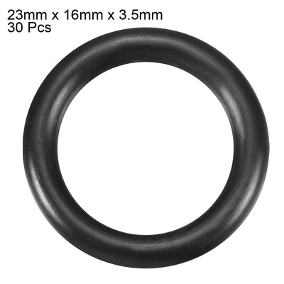 Harfington Uxcell Nitrile Rubber O-Rings Metric Buna-N Sealing Gasket, Pack of 30