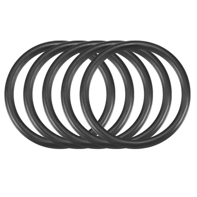 uxcell Uxcell 30Pcs Black Round Nitrile Butadiene Rubber NBR O-Ring 40mm OD 3.5mm Width