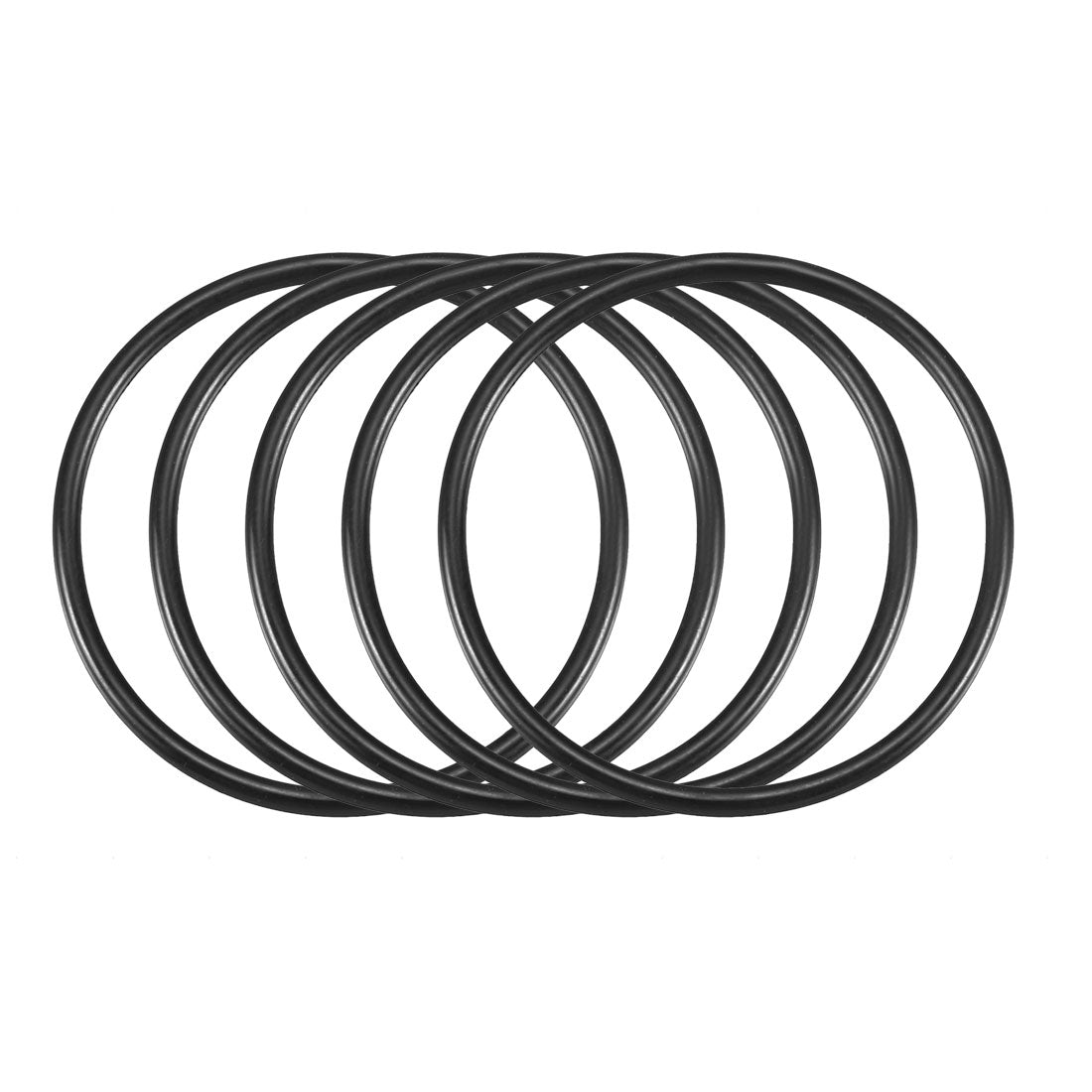 uxcell Uxcell Nitrile Rubber O-Rings Metric Buna-N Sealing Gasket, Pack of 30