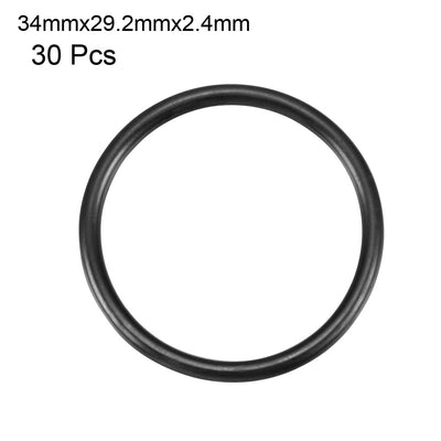 Harfington Uxcell Nitrile Rubber O-Rings Metric Buna-N Sealing Gasket, Pack of 30