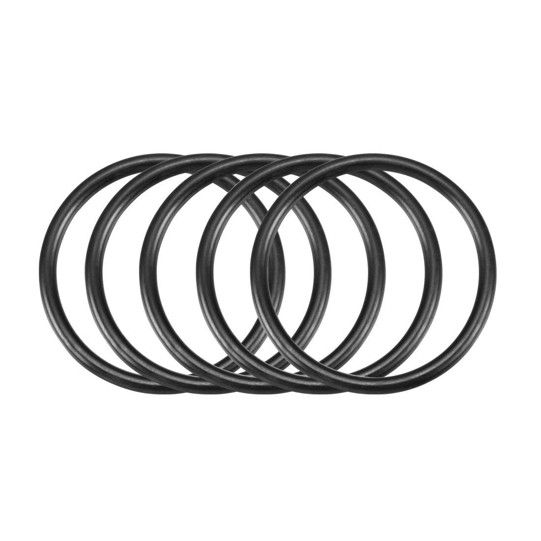 uxcell Uxcell Nitrile Rubber O-Rings Metric Buna-N Sealing Gasket, Pack of 30