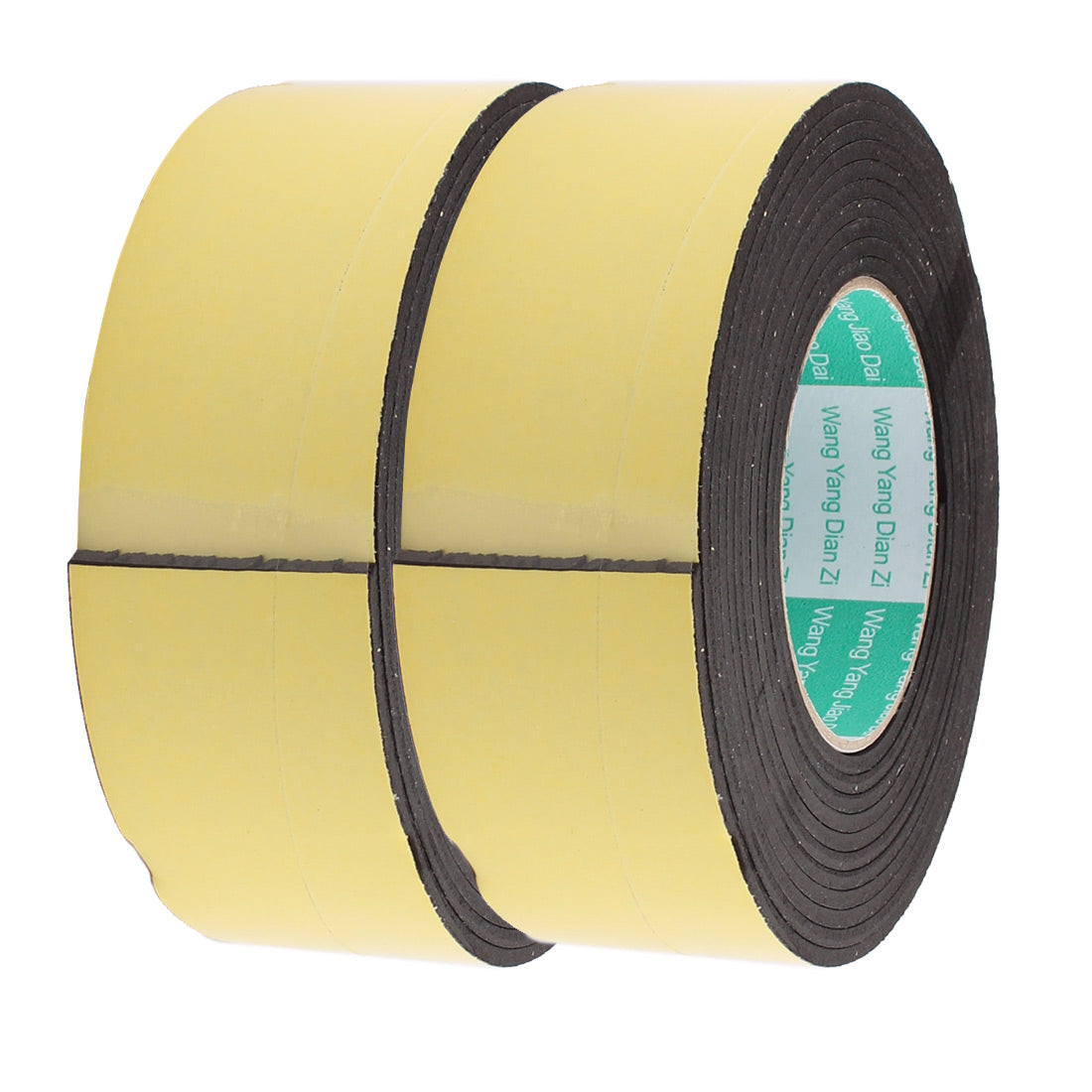 uxcell Uxcell 2 Pcs 50mm Width 3mm Thickness EVA Single Side Sponge Foam Tape 4 Meters Length