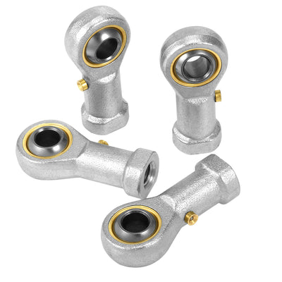 Harfington Uxcell PHS6, Rod End Bearing, 6mm Inside Dia Economy Self Lubricating Female Right Hand 4pcs