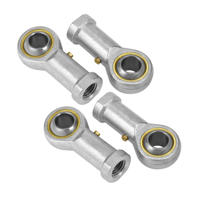 uxcell Uxcell PHS6, Rod End Bearing, 6mm Inside Dia Economy Self Lubricating Female Right Hand 4pcs