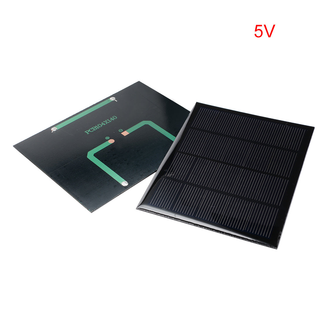 uxcell Uxcell 5Pcs 5V 300mA Poly Mini Solar Cell Panel Module DIY for Light Toys Charger 104mm x 140mm