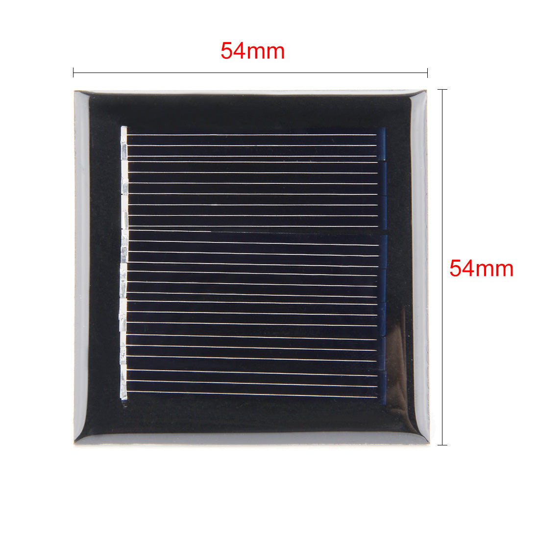 uxcell Uxcell 5Pcs 2V 50mA Poly Mini Solar Cell Panel Module DIY for  Light Toys Charger 54mm x 54mm
