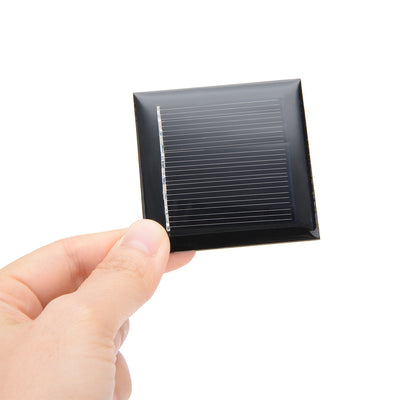 Harfington Uxcell 5Pcs 2V 50mA Poly Mini Solar Cell Panel Module DIY for  Light Toys Charger 54mm x 54mm