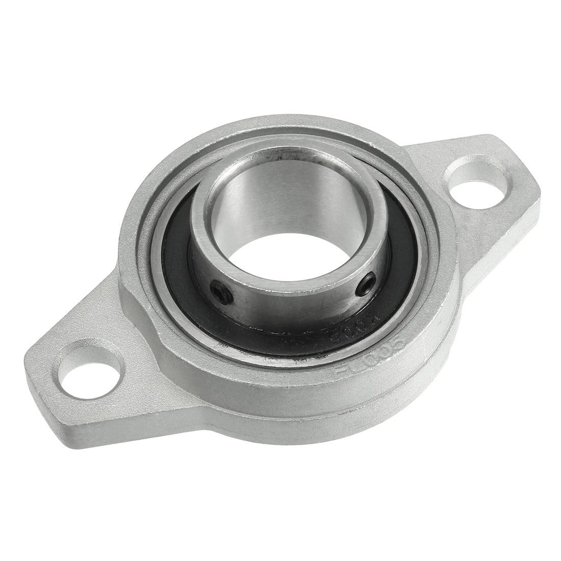 uxcell Uxcell KFL005 25mm Bore, Zinc Alloy Pillow Block Flange Bearing, Self-Alignment