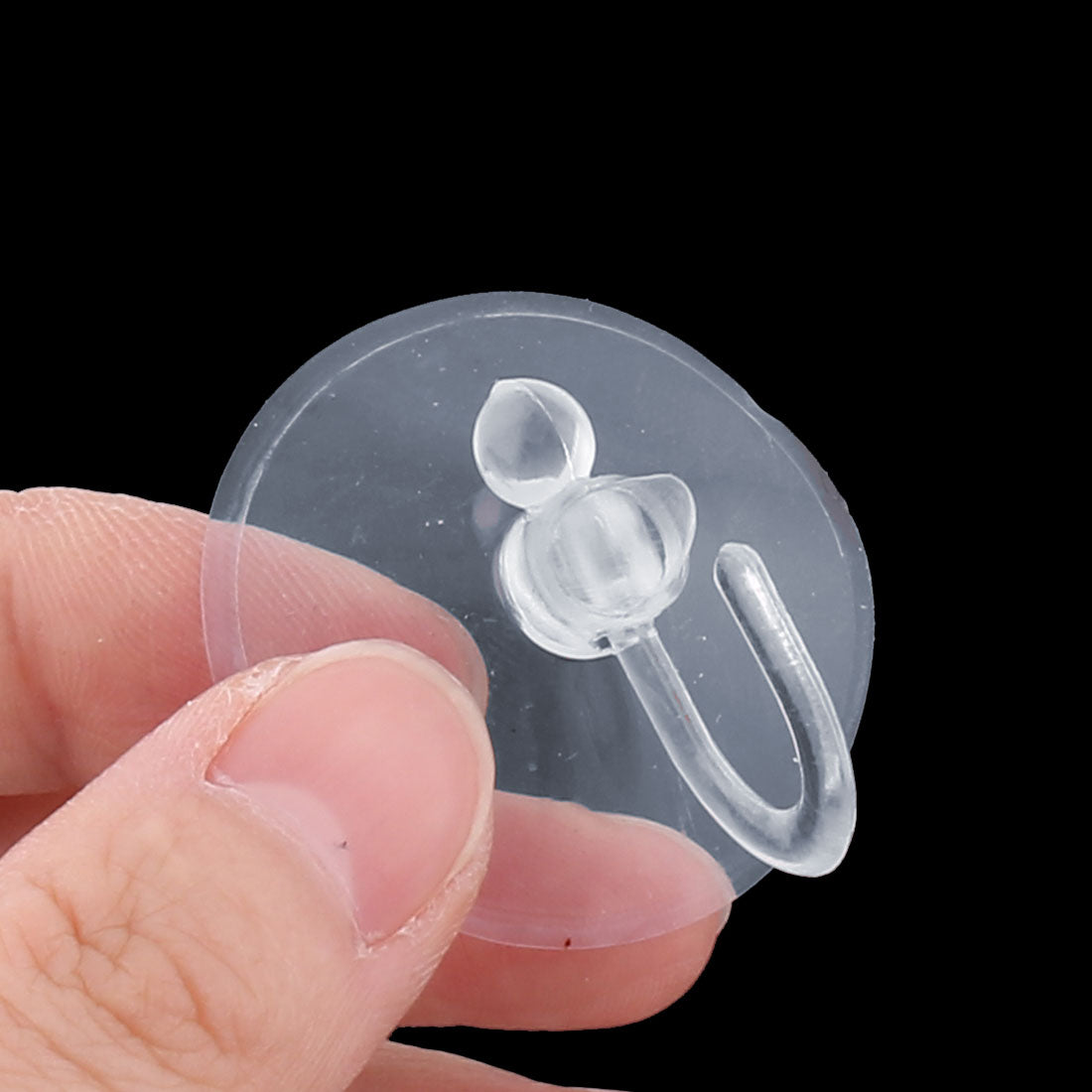 uxcell Uxcell Family Kitchen Rubber Wall Window Hanging Suction Cup Hook Hanger 2.5cm Dia 40 Pcs