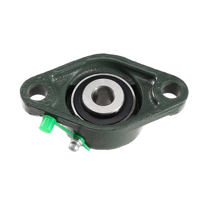 Harfington Uxcell Pillow Block Bearing Mounted Bear Two Bolted Flange Cast Hosing