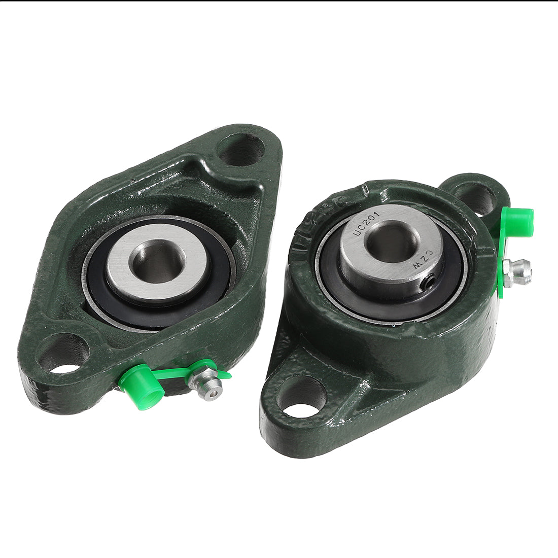 uxcell Uxcell Pillow Block Bearing Mounted Bear Two Bolted Flange Cast Hosing