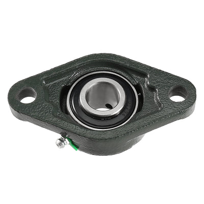 Harfington Uxcell Pillow Block Bearing Mounted Bear Two Bolted Flange Cast Hosing