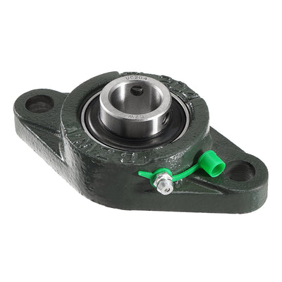 Harfington Uxcell Pillow Block Bearing Mounted Bear Two Bolted Flange Cast Hosing