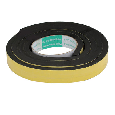 Harfington Uxcell 25mm Wide 10mm Thick Single Side Sealed Shockproof Sponge Tape 2 Meters Long