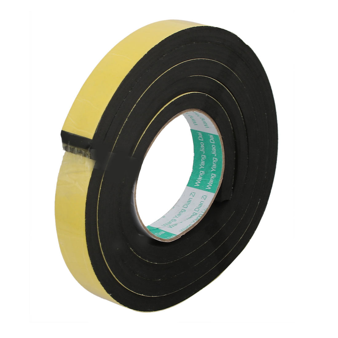 uxcell Uxcell 25mm Wide 10mm Thick Single Side Sealed Shockproof Sponge Tape 2 Meters Long