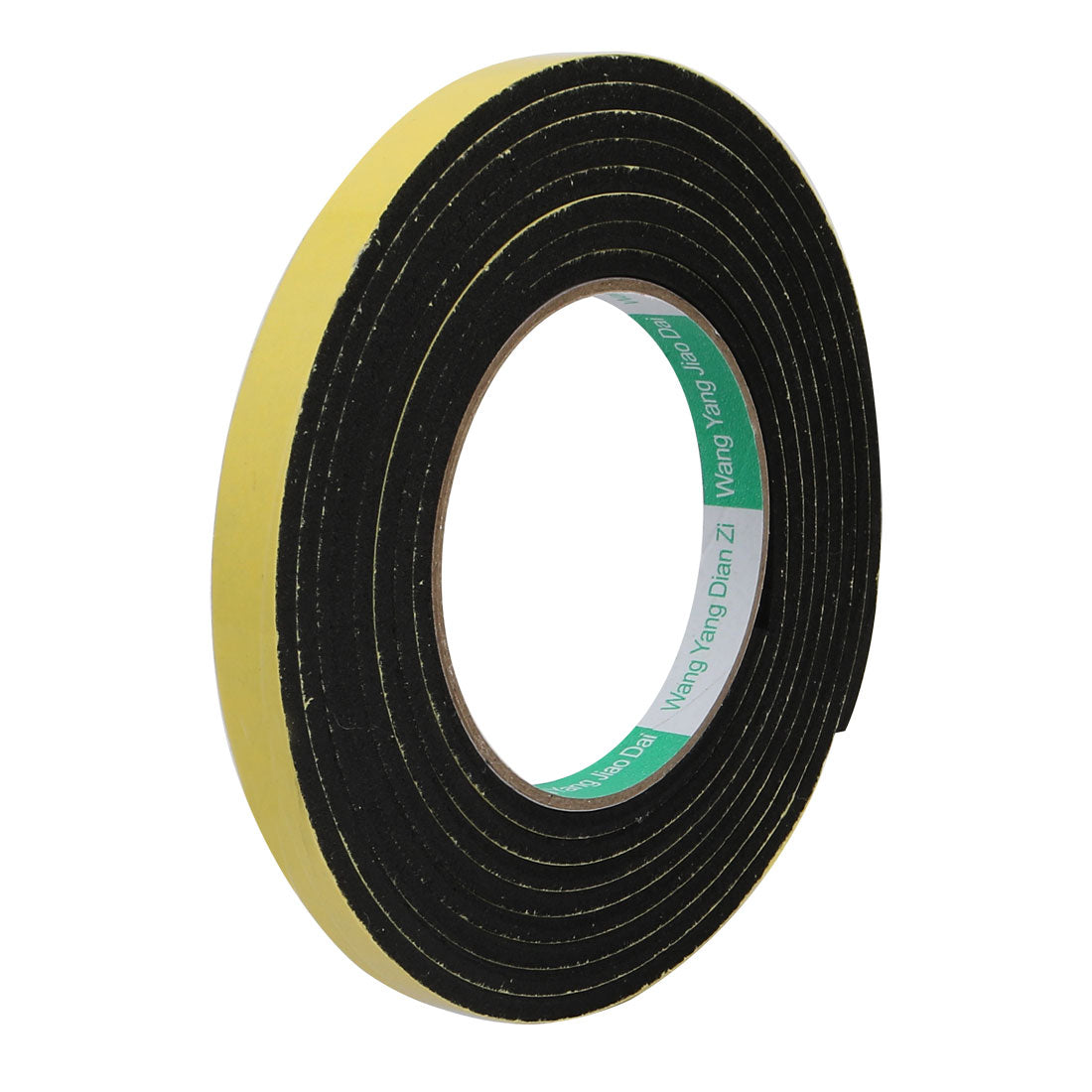 uxcell Uxcell 9.8Ft Length 12mm x 4mm Single Side Adhesive EVA Sponge Tape Yellow