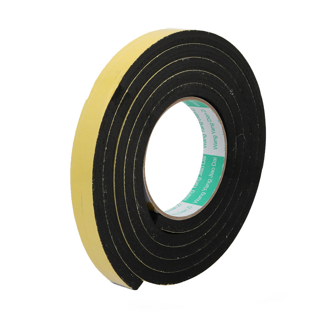 uxcell Uxcell 20mm Width 8mm Thick Single Sided Sealing Shockproof Sponge Tape Black 2M Long