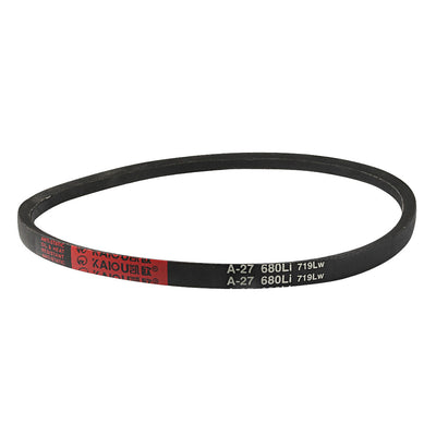 uxcell Uxcell A680 Industrial Lawn Mower Rubber V Belt 12mm Width 26.7 Inch Inner Girth