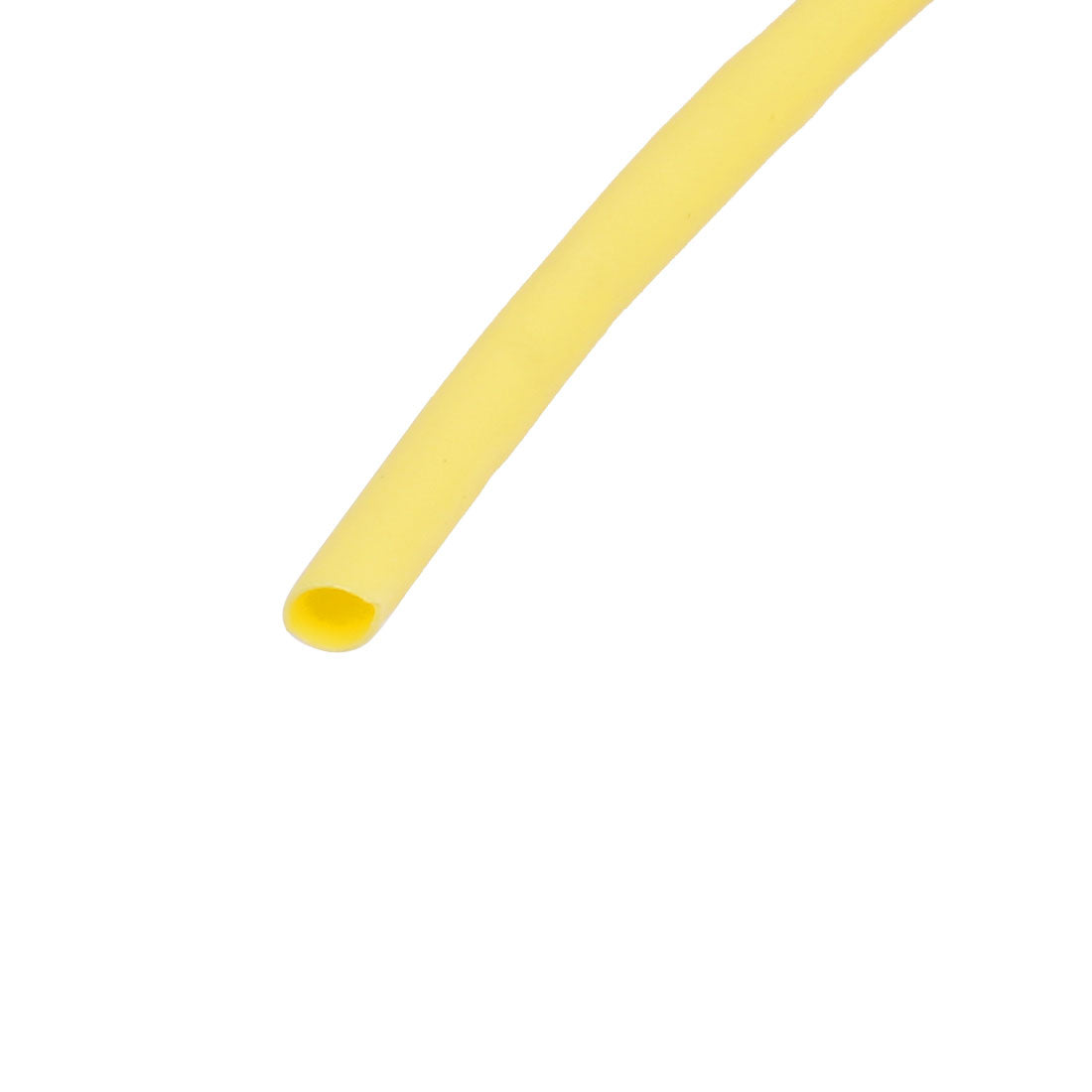 Harfington 20M Length 1mm Inner Dia Polyolefin Insulation Heat Shrinkable Tube Wrap Yellow