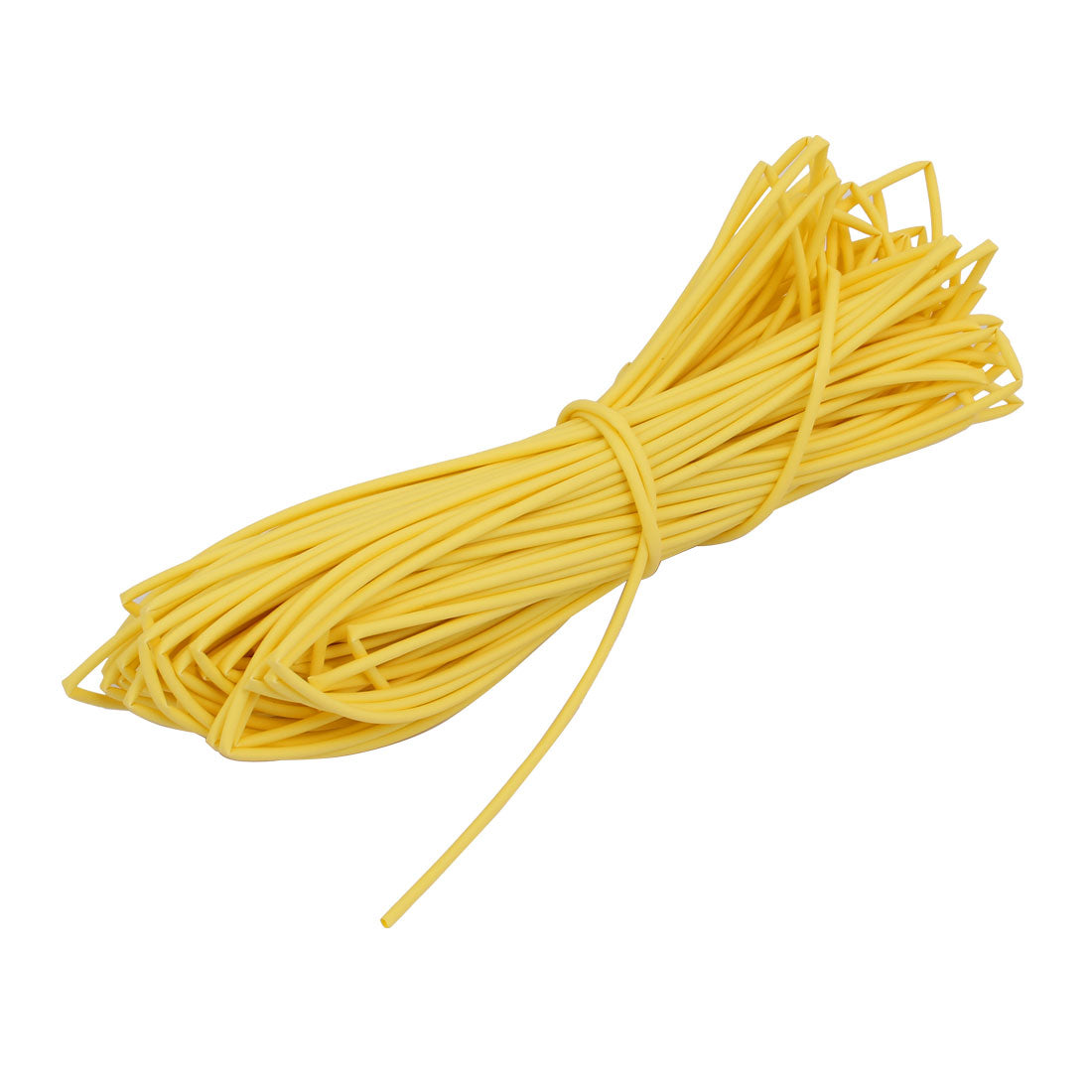 Harfington 20M Length 1mm Inner Dia Polyolefin Insulation Heat Shrinkable Tube Wrap Yellow