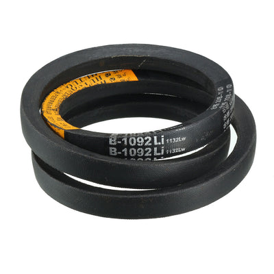 uxcell Uxcell B1092 Rubber Transmission Driving Belt V-Belt 17mm Width x 11mm Thickness