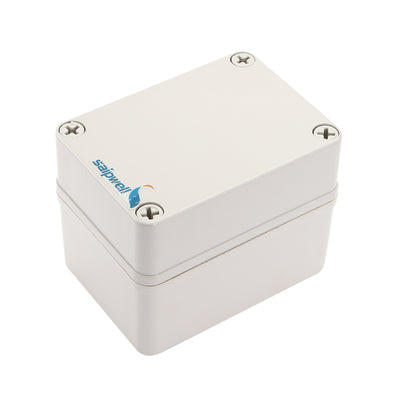 uxcell Uxcell 3.15"*4.33"*3.35" (80mm x 110mm x 85mm) Electronic ABS Plastic DIY Junction Box Enclosure Case Gray