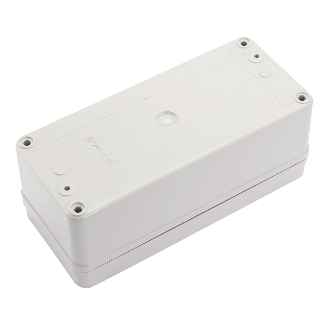 Harfington 3.15"*7.09"*2.76" (80mm x 180mm x 70mm) Electronic ABS Plastic DIY Junction Box Enclosure Case Gray