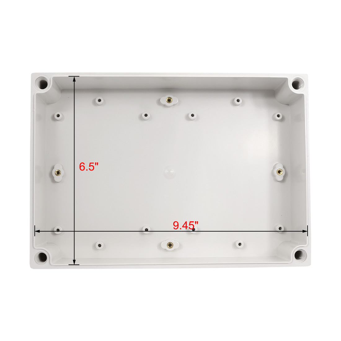 Harfington 6.89"*9.84"*2.95" (175mm x 250mm x 75mm) Electronic ABS Plastic DIY Junction Box Enclosure Case Gray