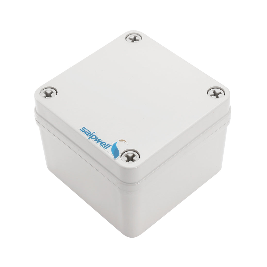 Harfington 3.94"*3.94"*2.95" (100mm x 100mm x 75mm) Electronic ABS Plastic DIY Junction Box Enclosure Case Gray