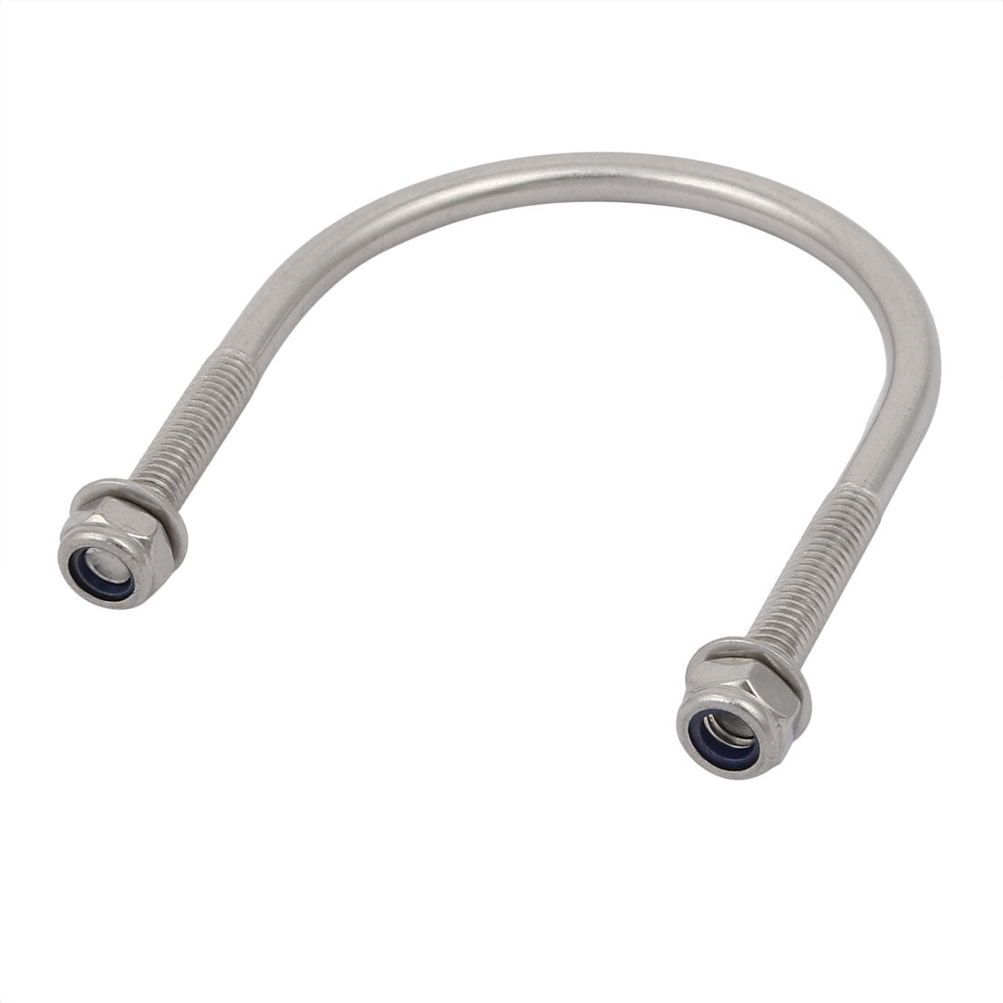 uxcell Uxcell 4pcs M6 Thread 304 Stainless Steel Round Bend U Bolt for 57mm Pipe Outer Dia