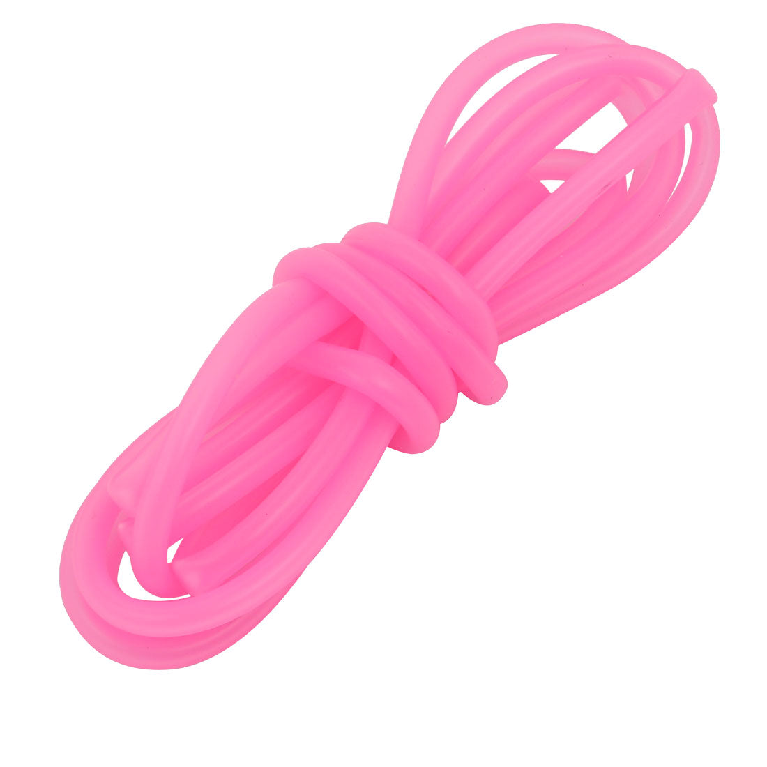 Harfington 3mm x 5mm Dia High Temp Resistant Silicone Tube Hose Rubber Pipe Pink 2M Long