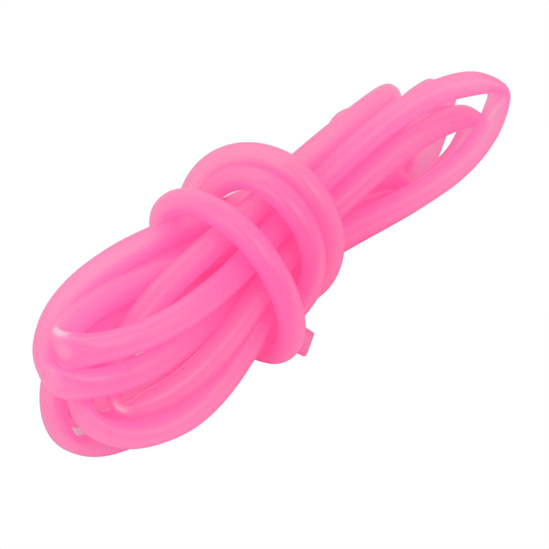 Harfington 4mm x 6mm High Temp Resistant Silicone Rubber Tube Hose Pipe Pink 2 Meter Long
