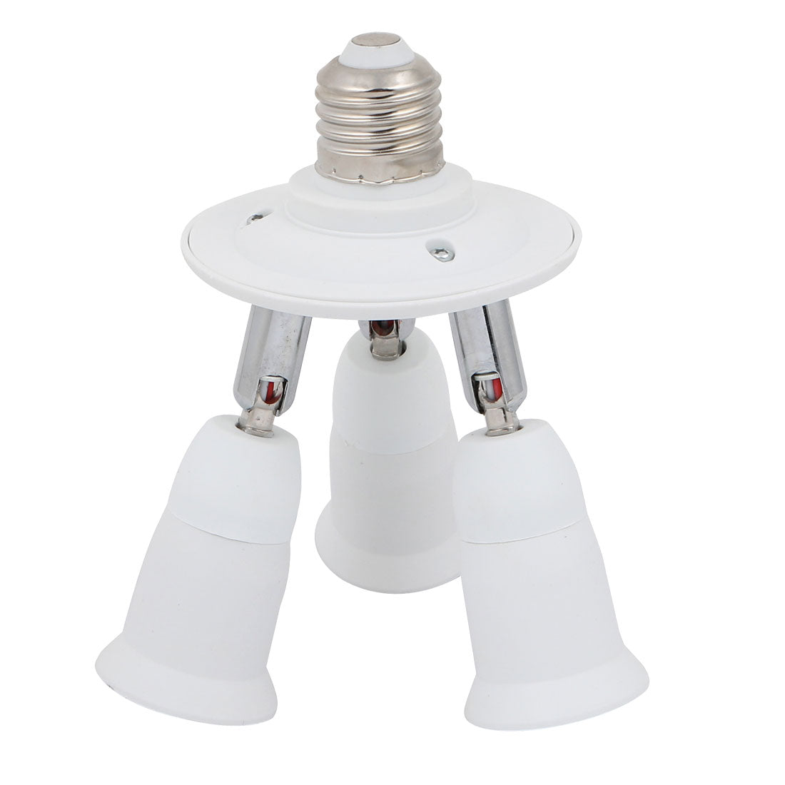 uxcell Uxcell AC100-240V 3 in 1 Light Socket Adapter Universal E27 to Three E27 Converter