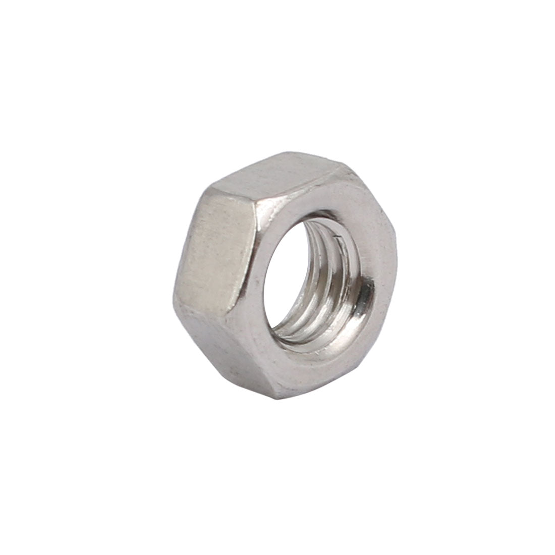 uxcell Uxcell 50pcs M5 x 0.8mm Pitch Metric Thread 304 Stainless Steel Left Hand Hex Nuts