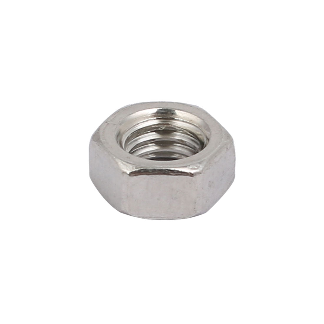 uxcell Uxcell 50pcs M5 x 0.8mm Pitch Metric Thread 304 Stainless Steel Left Hand Hex Nuts