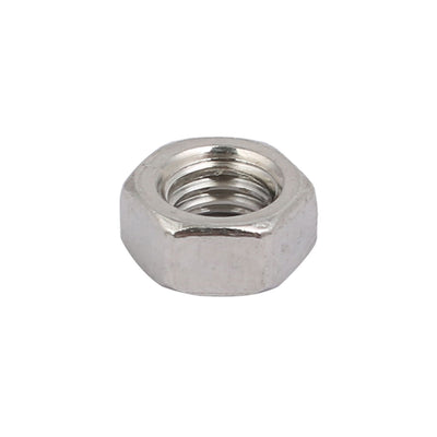 Harfington Uxcell 50pcs M5 x 0.8mm Pitch Metric Thread 304 Stainless Steel Left Hand Hex Nuts