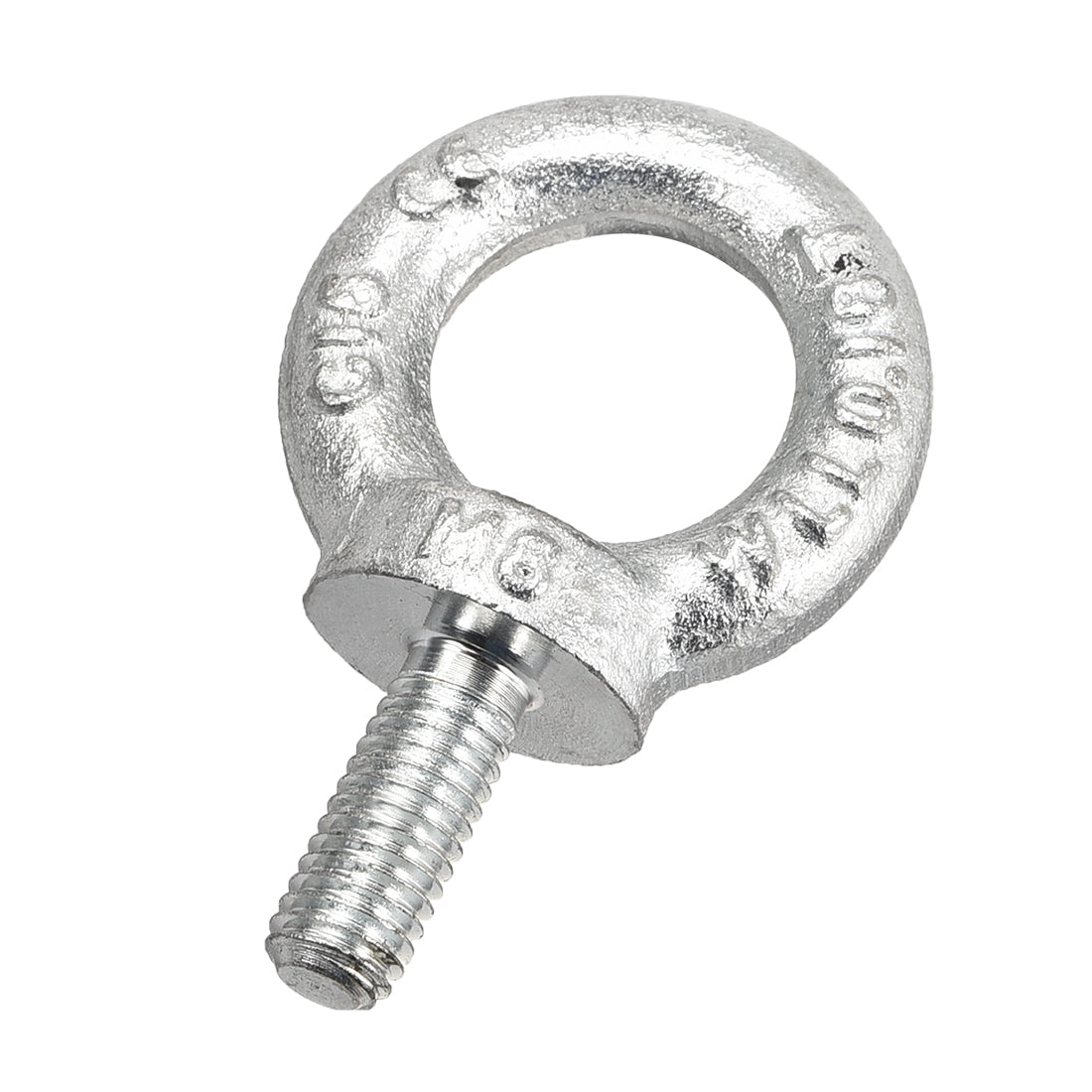 uxcell Uxcell M8 Thread 20mm Shank Length C15 Carbon Steel Zinc Plated Lifting Eye Bolt 5pcs