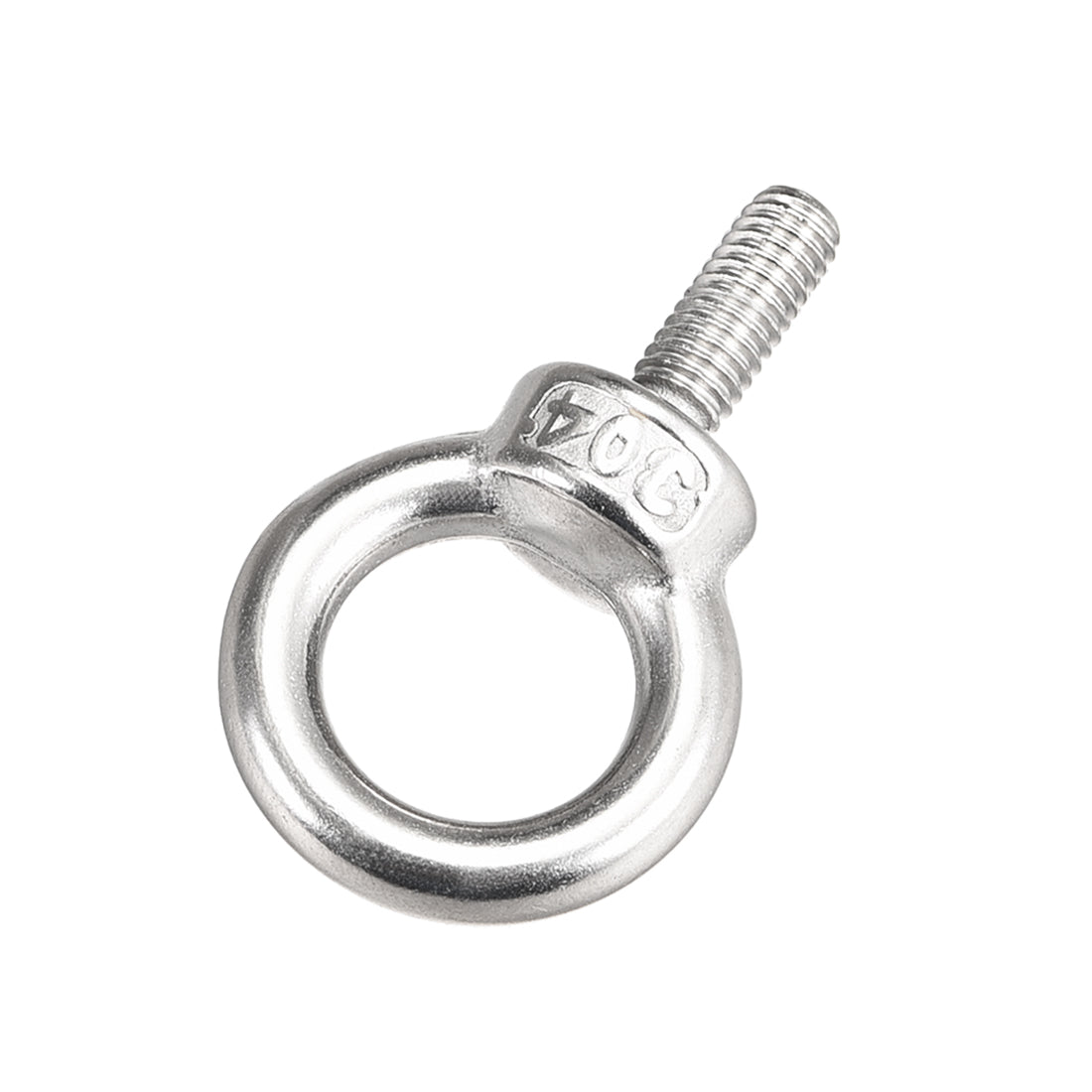uxcell Uxcell Lifting Eye Bolt M x mm Male Thread 304 Stainless Steel for Hanging, Pack of 5