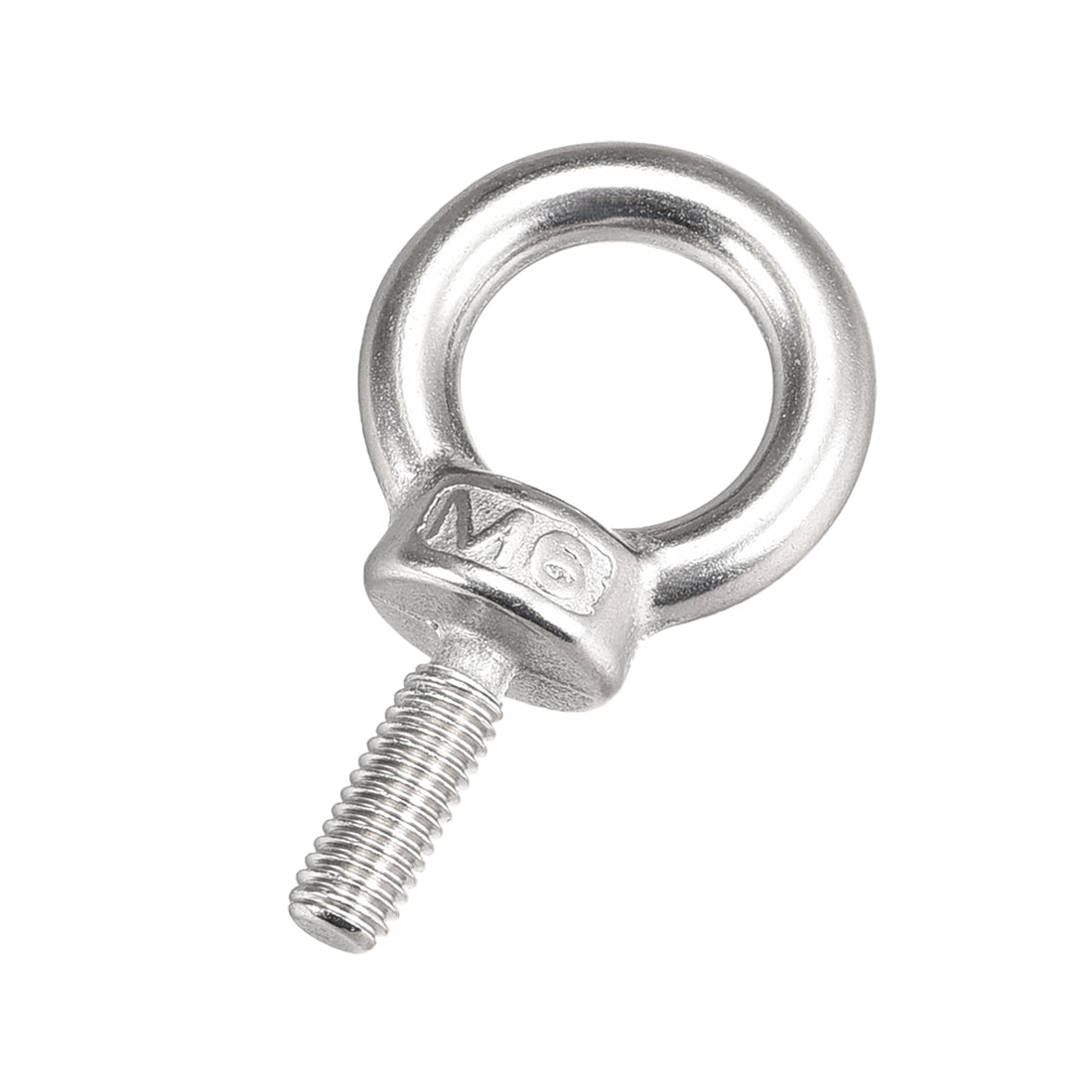 uxcell Uxcell Lifting Eye Bolt M x mm Male Thread 304 Stainless Steel for Hanging, Pack of 5