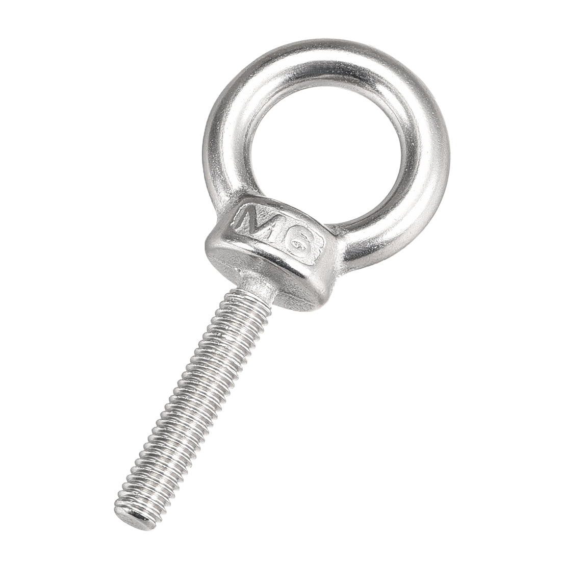 uxcell Uxcell Lifting Eye Bolt M x mm Male Thread 304 Stainless Steel for Hanging, Pack of 5